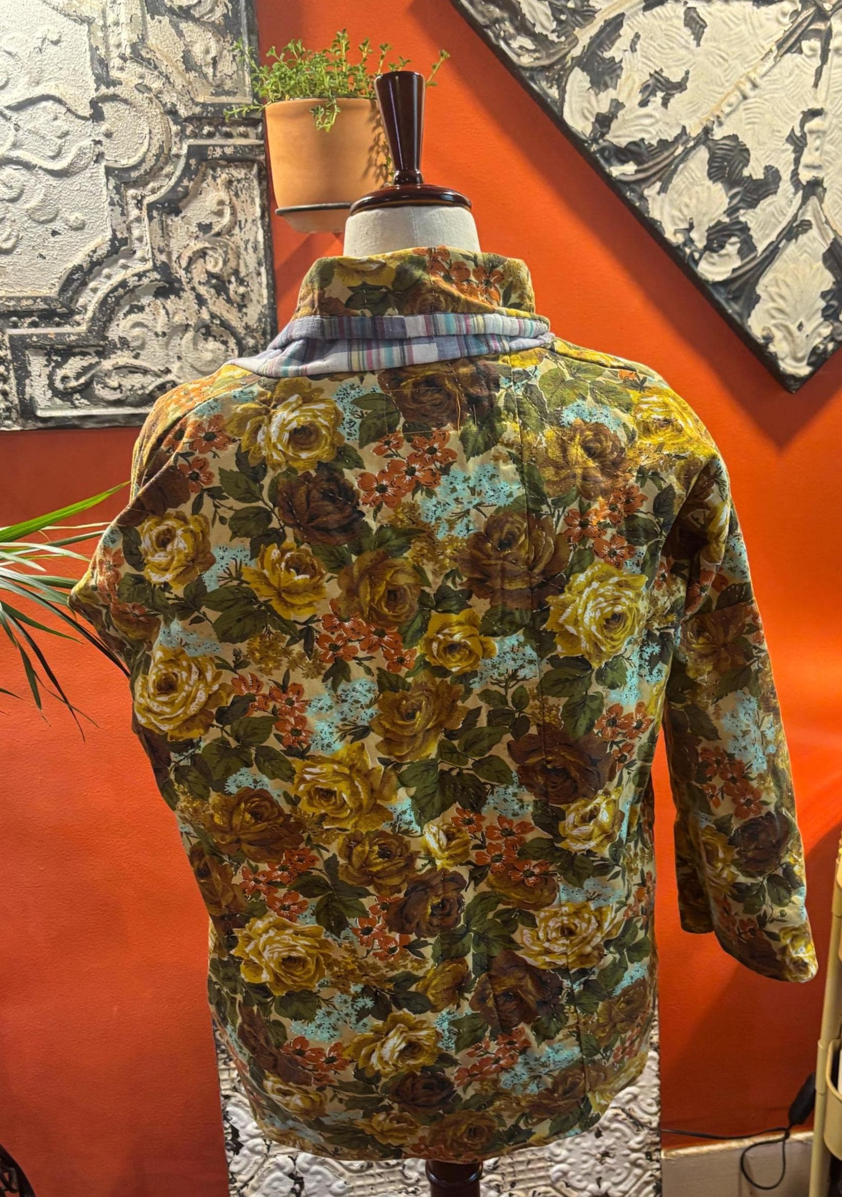 Handmade Quilt Jacket 1970s vintage (Kimberly2)