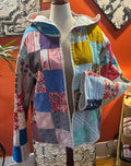 Elizabeth Quilt Jacket – Vintage Patchwork Coat, One-of-a-Kind Statement Piece