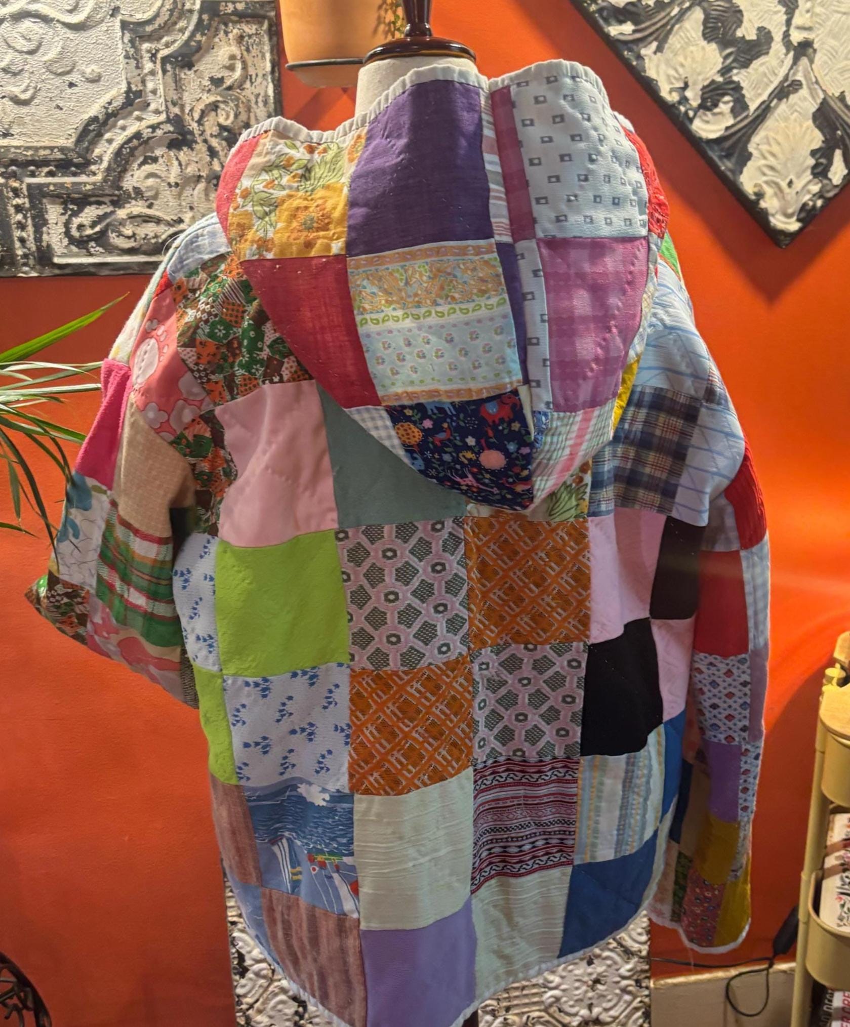 Elizabeth Quilt Jacket – Vintage Patchwork Coat, One-of-a-Kind Statement Piece