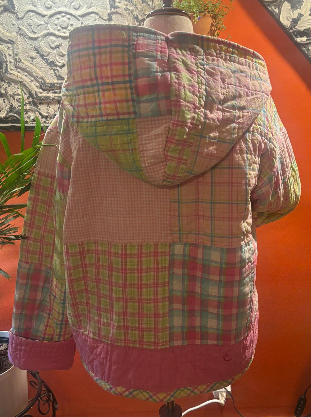 Handmade Quilt Hooded Jacket “Charlotte”