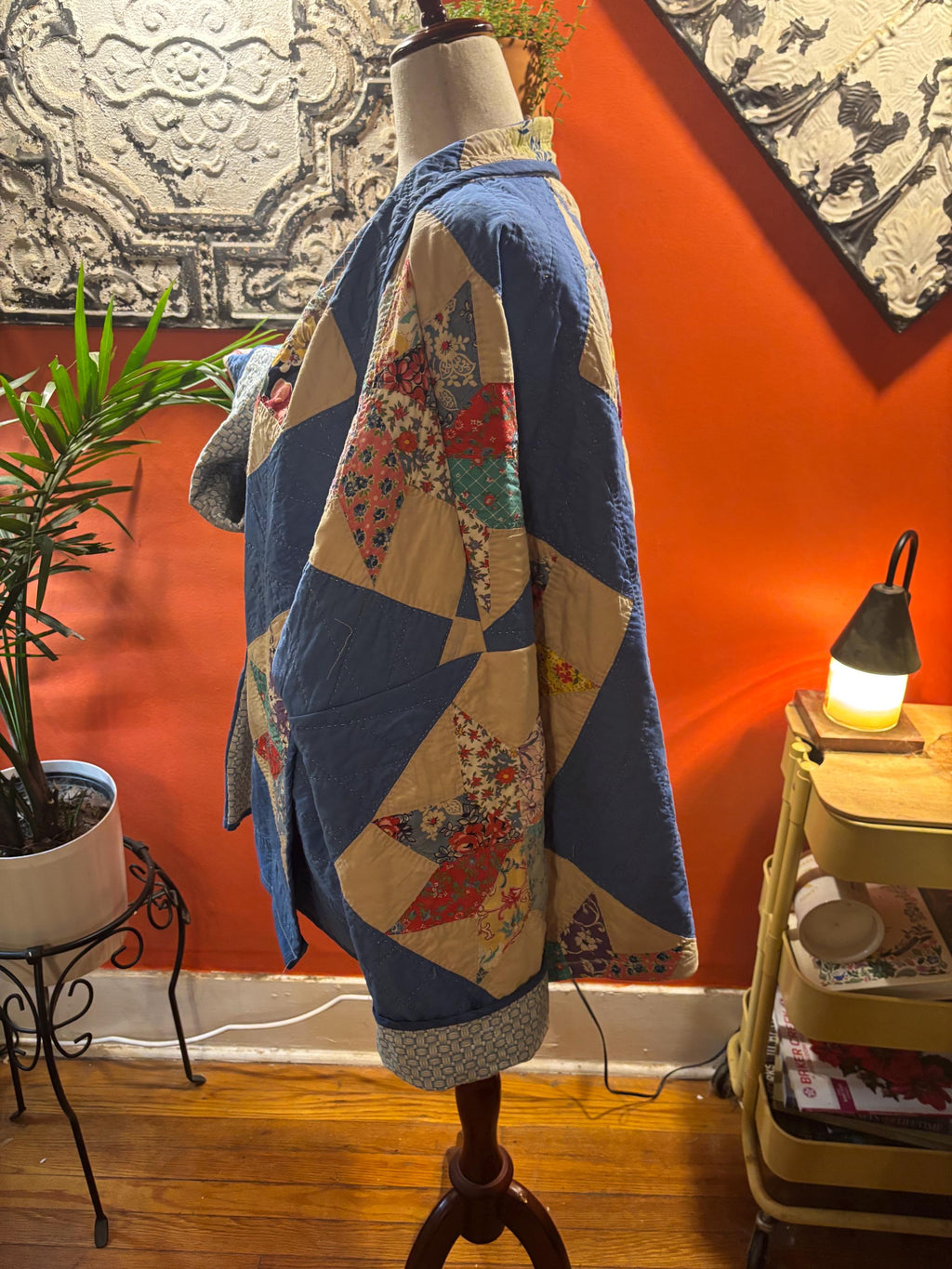 Antique Quilt Coat Handmade Vintage Patchwork Jacket One of a Kind “Harriet”