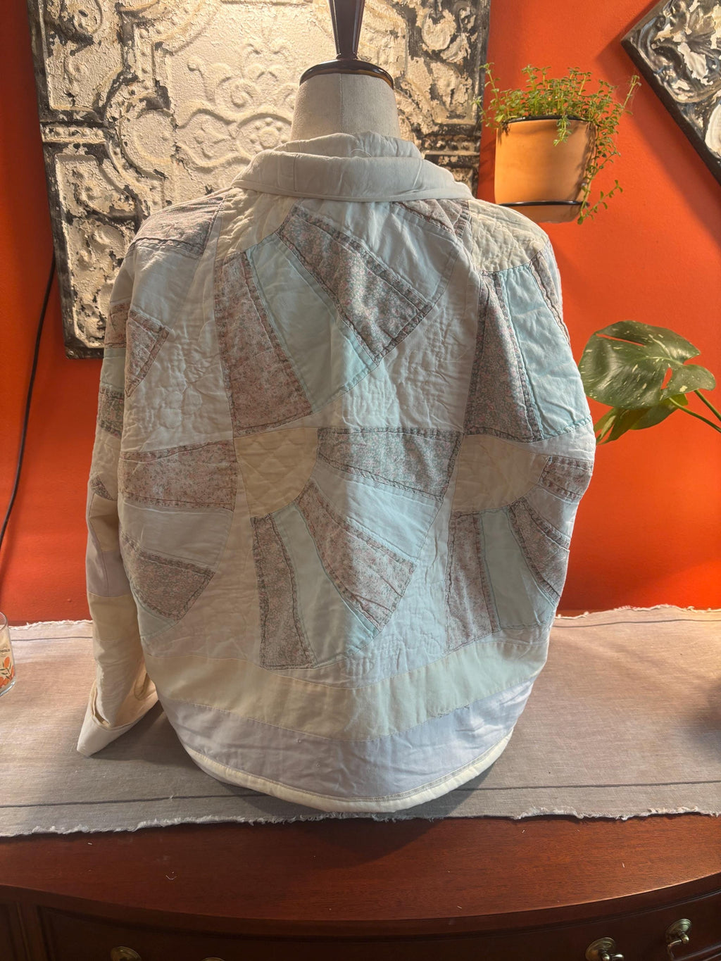 Antique Quilt Coat Handmade Vintage Patchwork Jacket One of a Kind “Blythe”