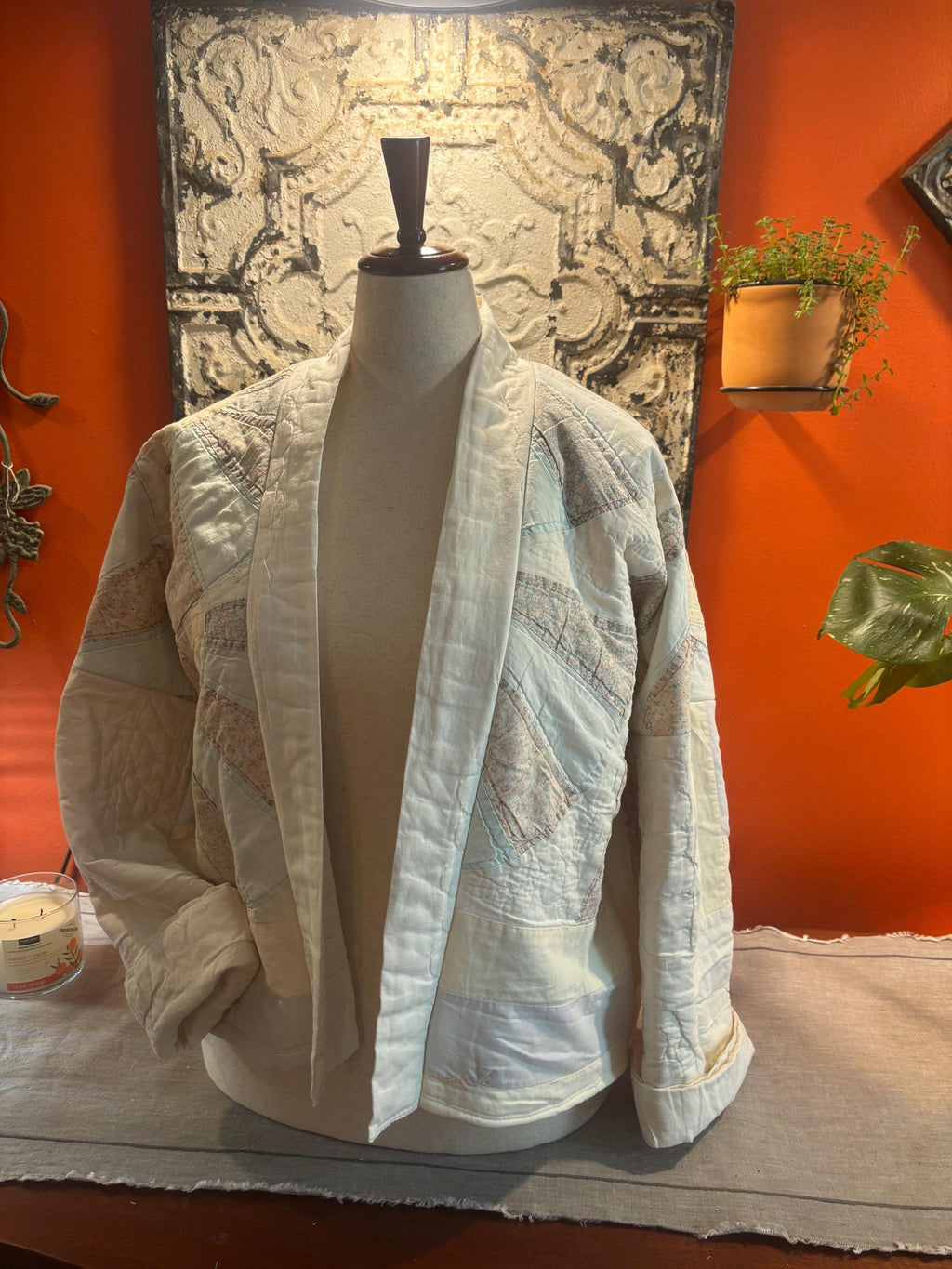 Antique Quilt Coat Handmade Vintage Patchwork Jacket One of a Kind “Blythe”