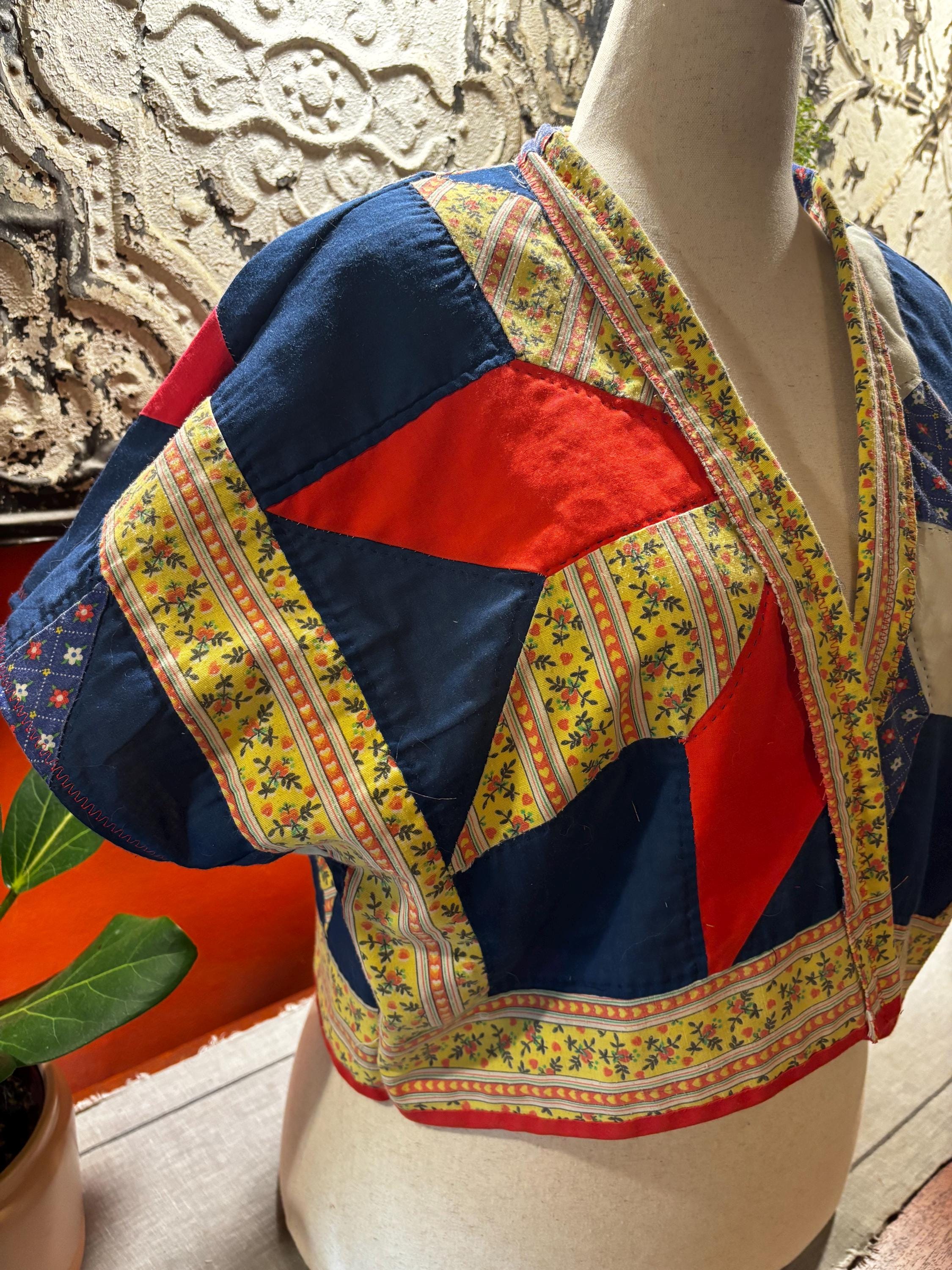 Vintage (1930s) Quilt Jacket : Frances, ready to celebrate