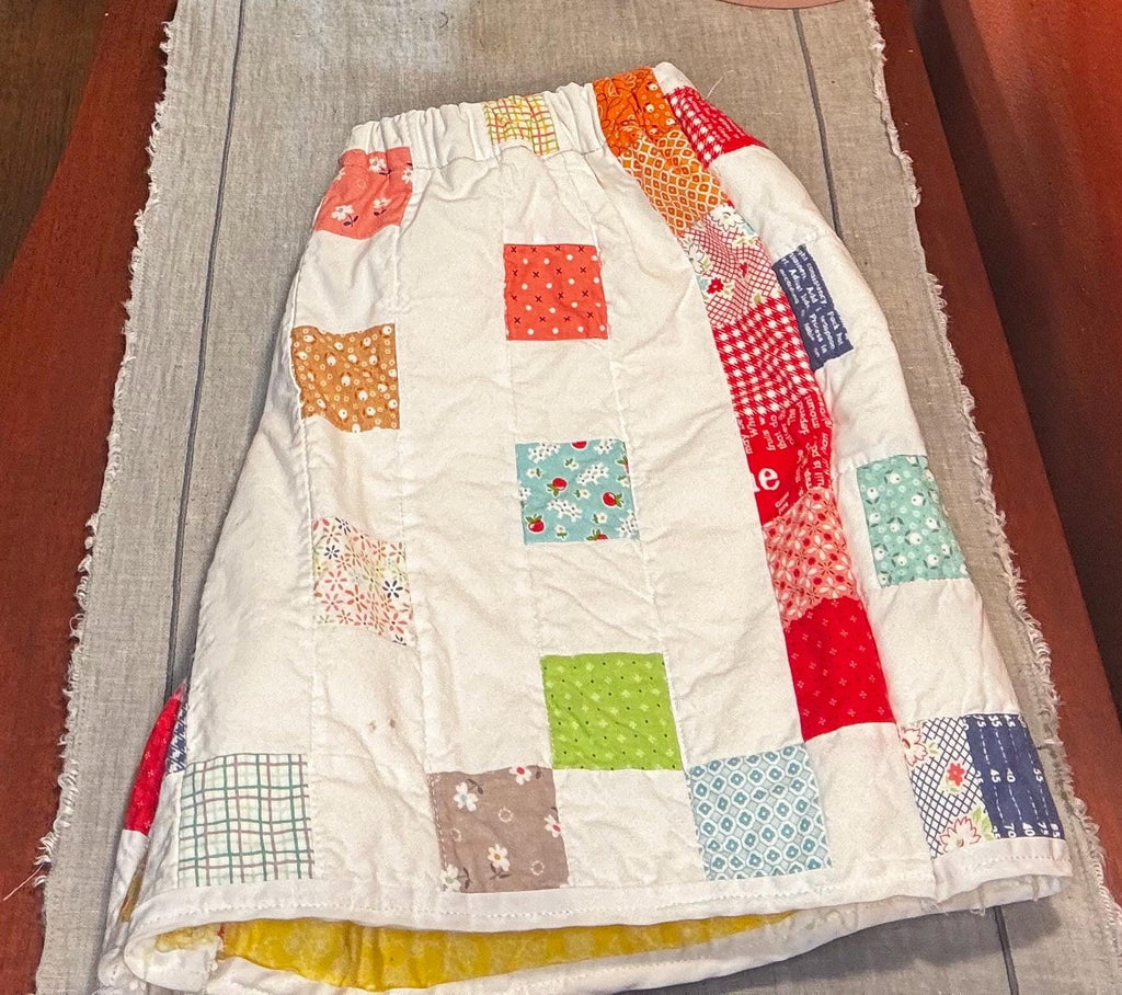 Repurposed handmade patchwork quilt shorts, waist size 28-38inches